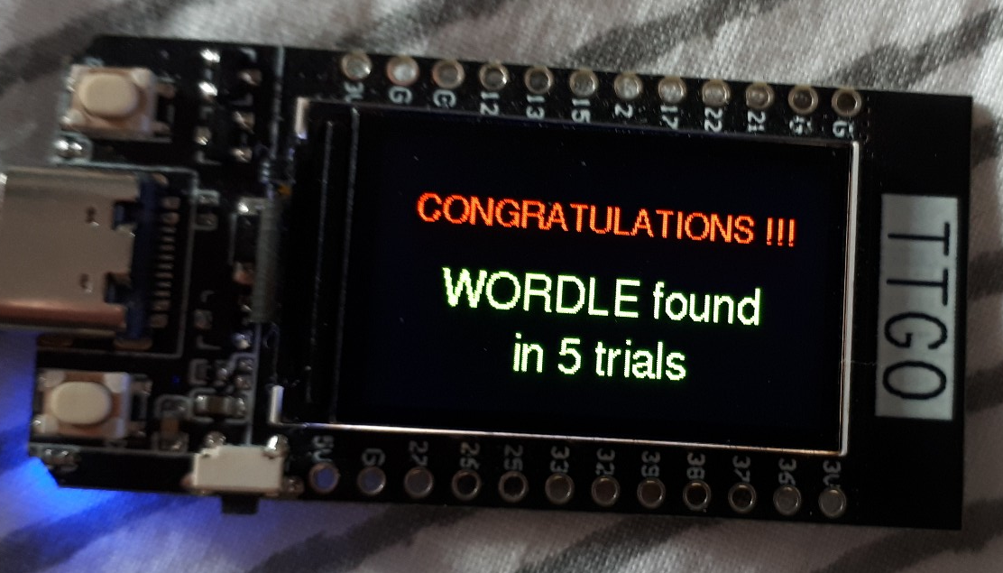 Play practice wordle on esp32 3 steps with pictures instructables