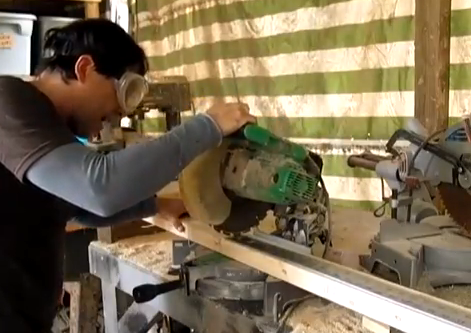 PART 1 Flower Pot Solar Cooker Miter Saw Dado Trick