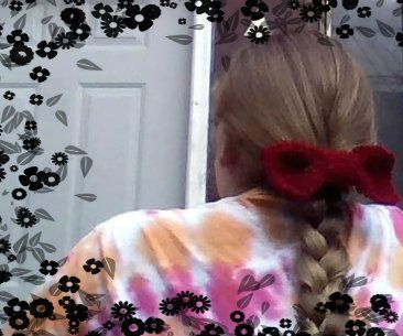 Easy Knitted Hair Bow