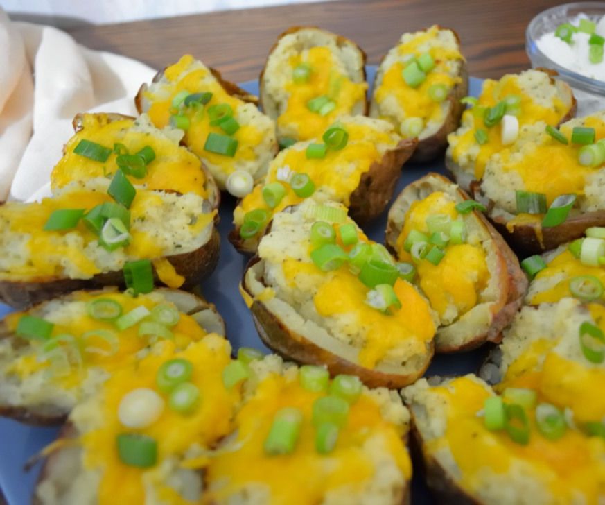 Fancy Cheese Potato Skins