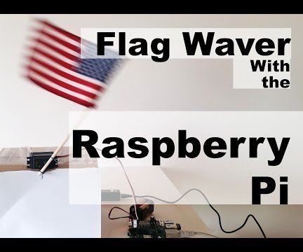 Raspberry Pi Servo Flag Waver