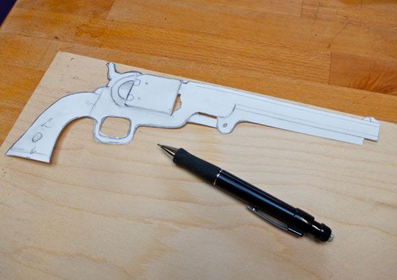 Paper Revolver Template