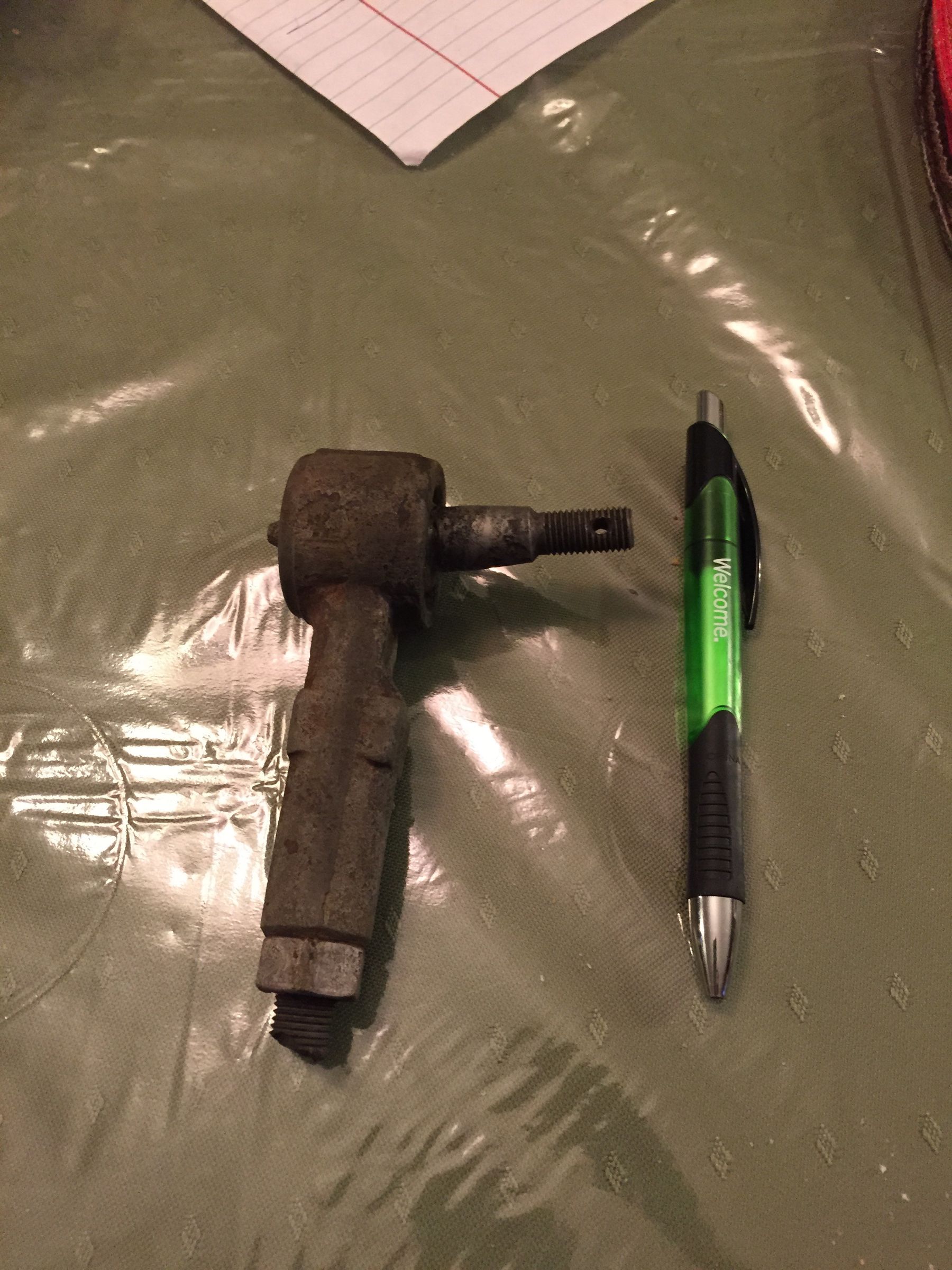 Rusted Axle Piece