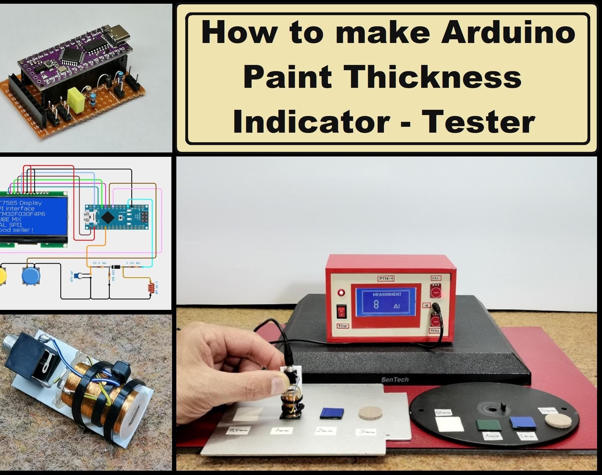 Arduino Car Paint Thickness Indicator - Meter