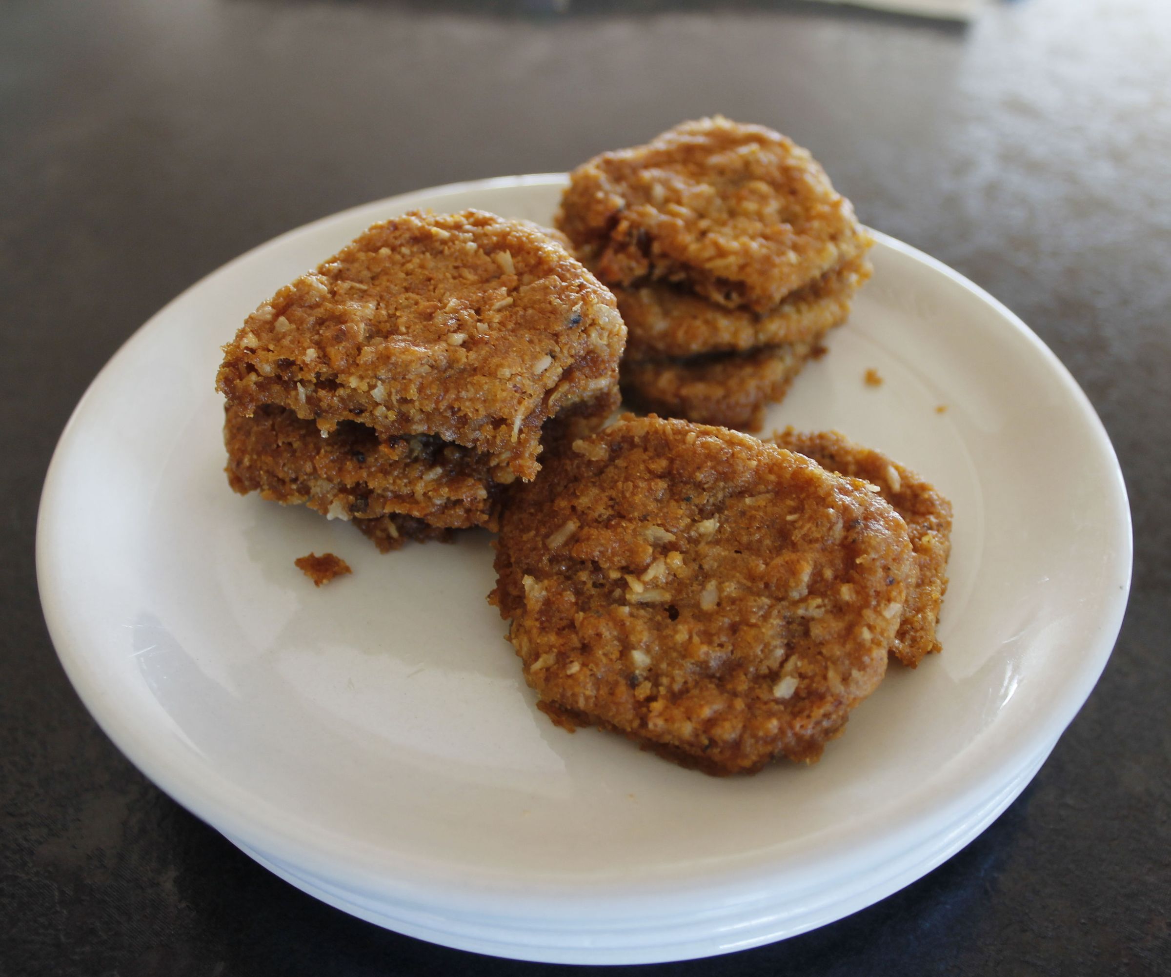 Golden Coconut Cookies