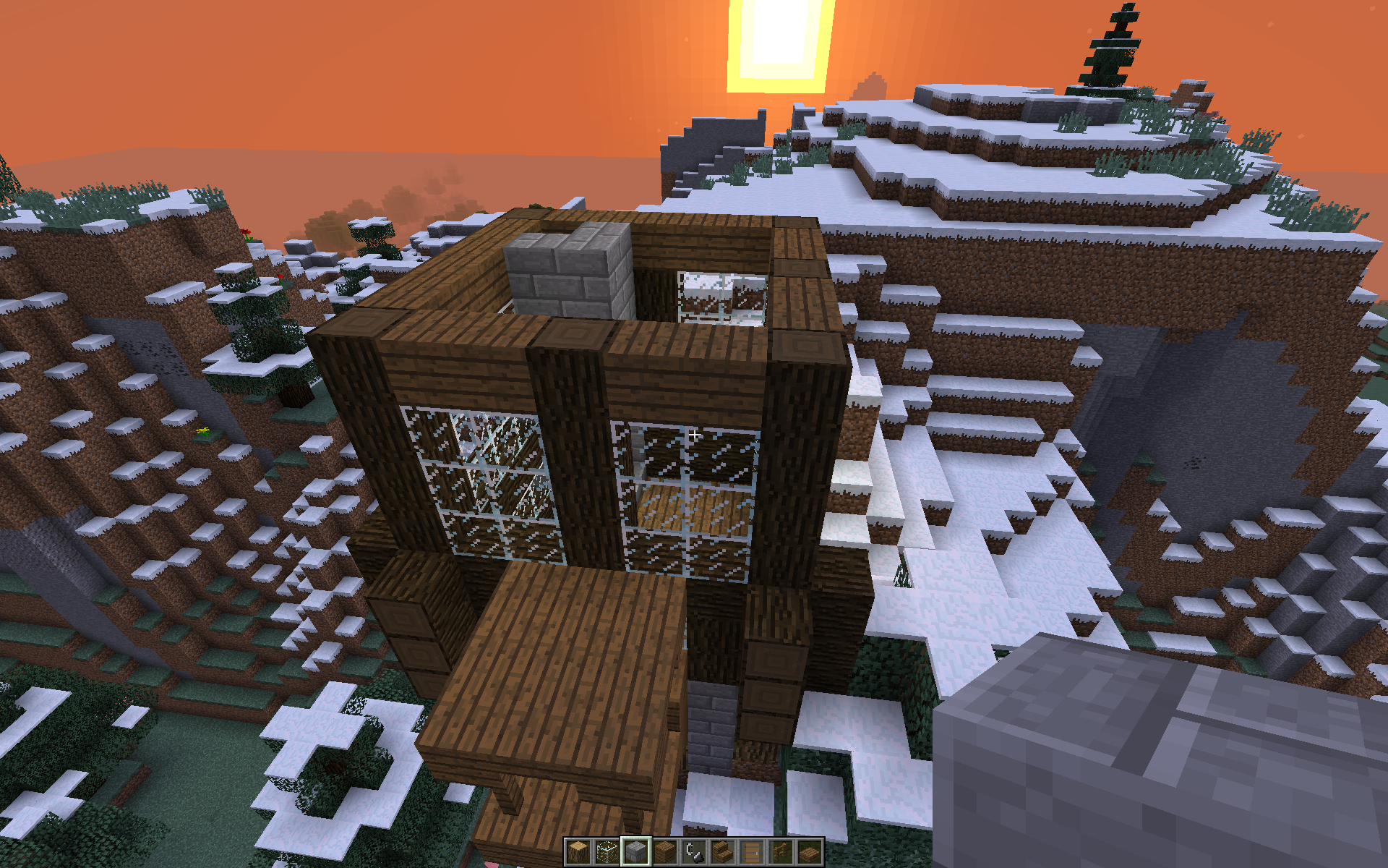 Minecraft Mountian House : 16 Steps - Instructables