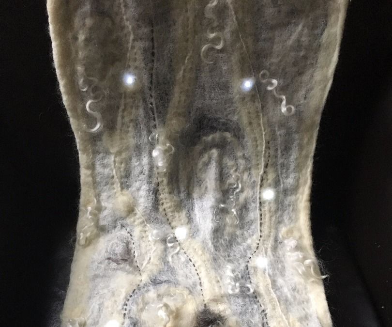 Motion Interactive LED Shawl