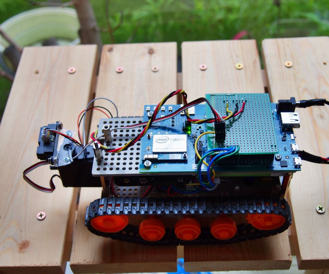 Space-Rover Using Edison/Intel