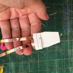 Prepare Your Sticky Paper Battery Holder
