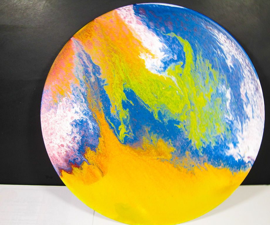 Acrylic Pour Painting Art