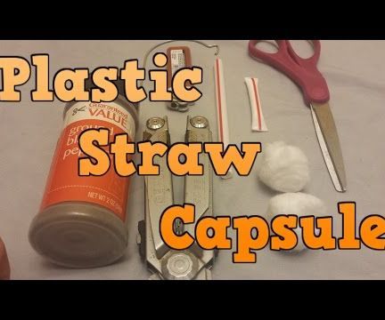 Plastic Straw Capsule