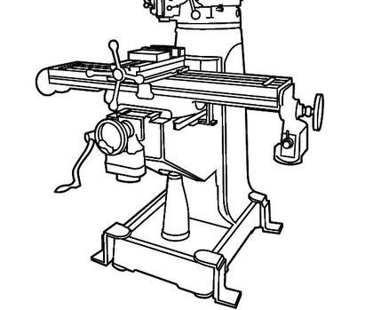 Milling Machine Drawing