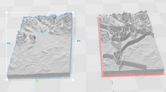 Homemade 3d Map Making a 3D Printable 3D Map With Roads and Features : 16 Steps (with ...