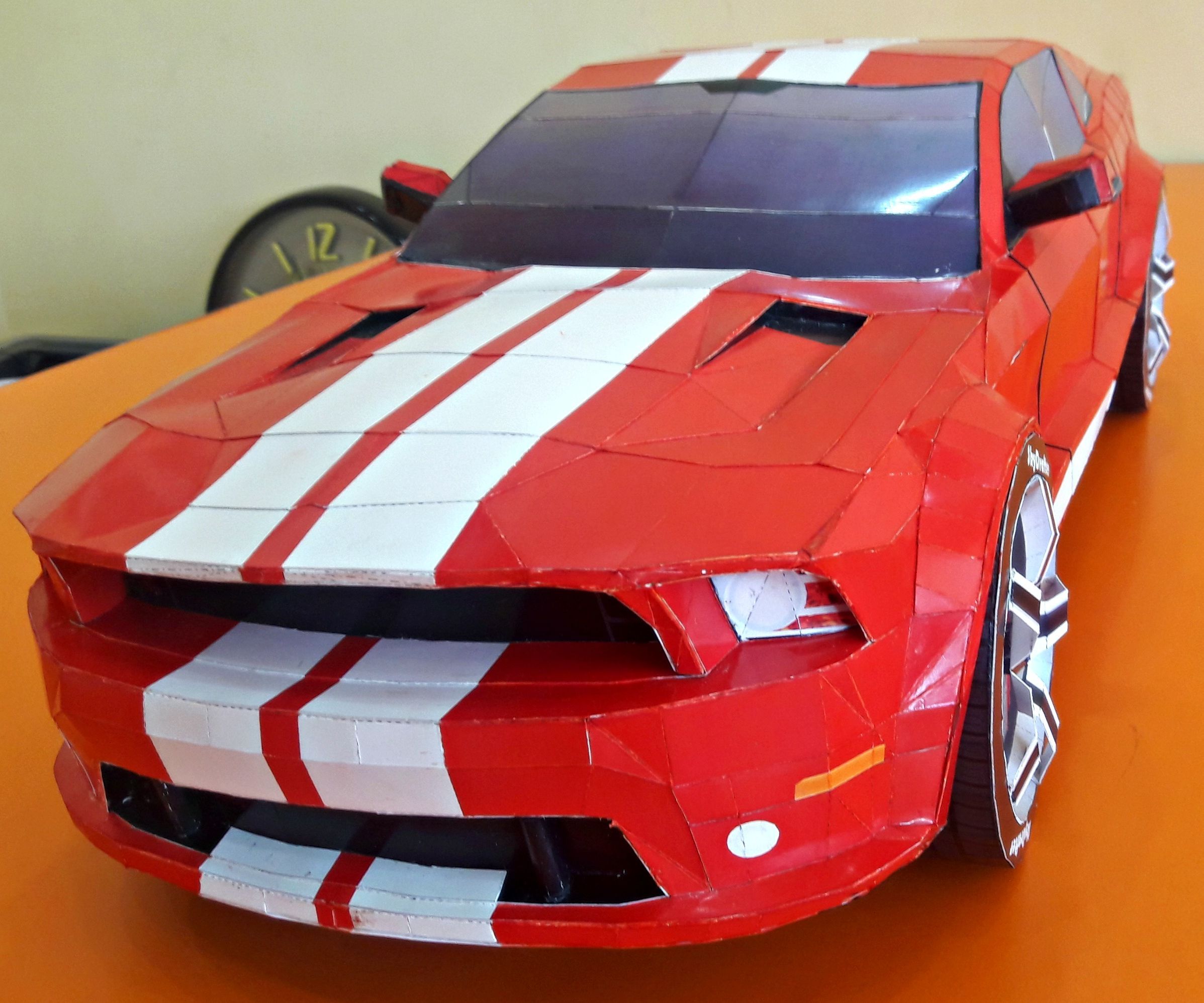 Mustang GT500 Supersnake Shelby Papercraft