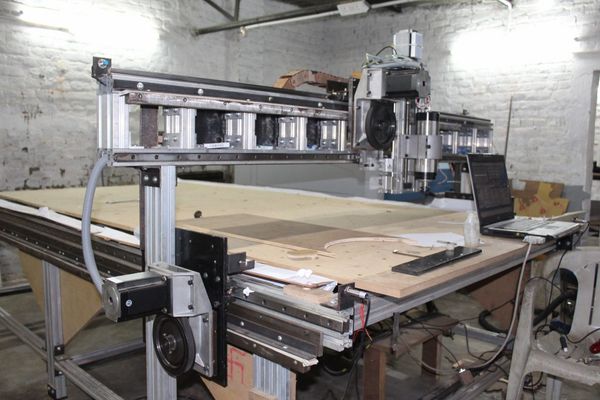 DIY CNC Router Build (large Format 5x10ft, Rack and Pinion) : 12 Steps ...