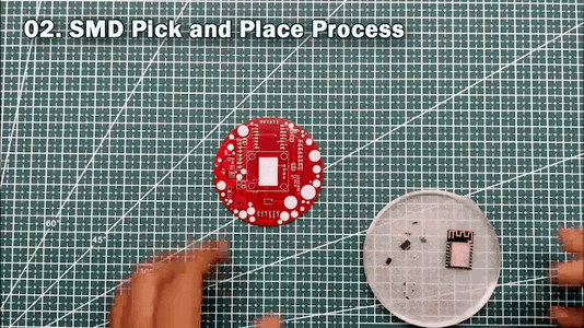 Internet Clock PCB Assembly