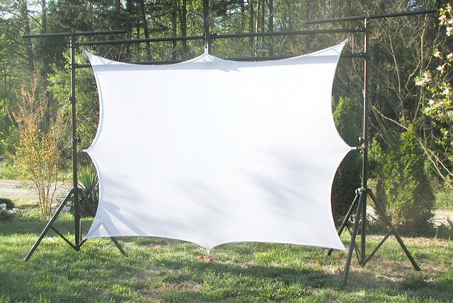 Front and Rear Projection VJ Screen / Party Decor