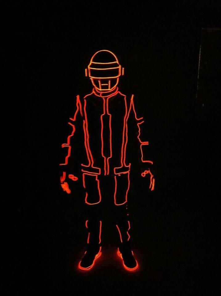 Tron. Daft Punk El Wire Suit!
