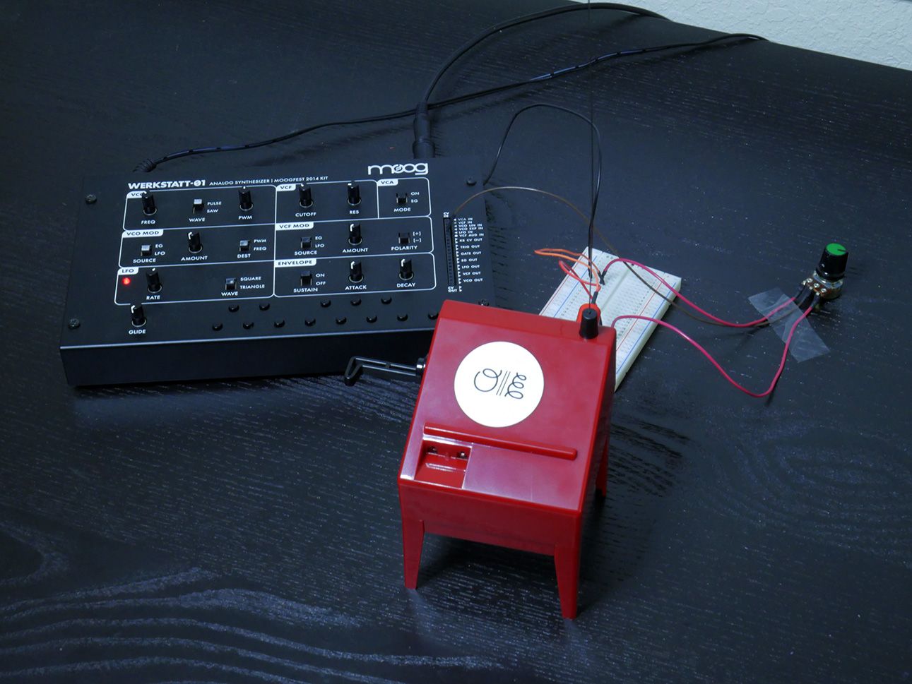 Connect a Mini Theremin to a Moog Werkstatt - Instructables