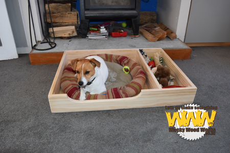Dog Bed With Toy Box