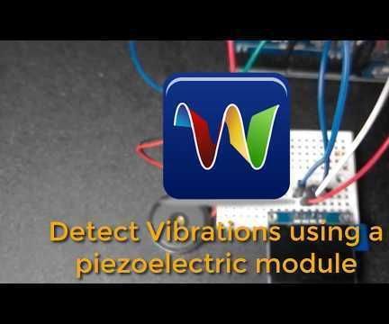 Detect Vibrations Using a Piezoelectric Shock Tap Sensor Module