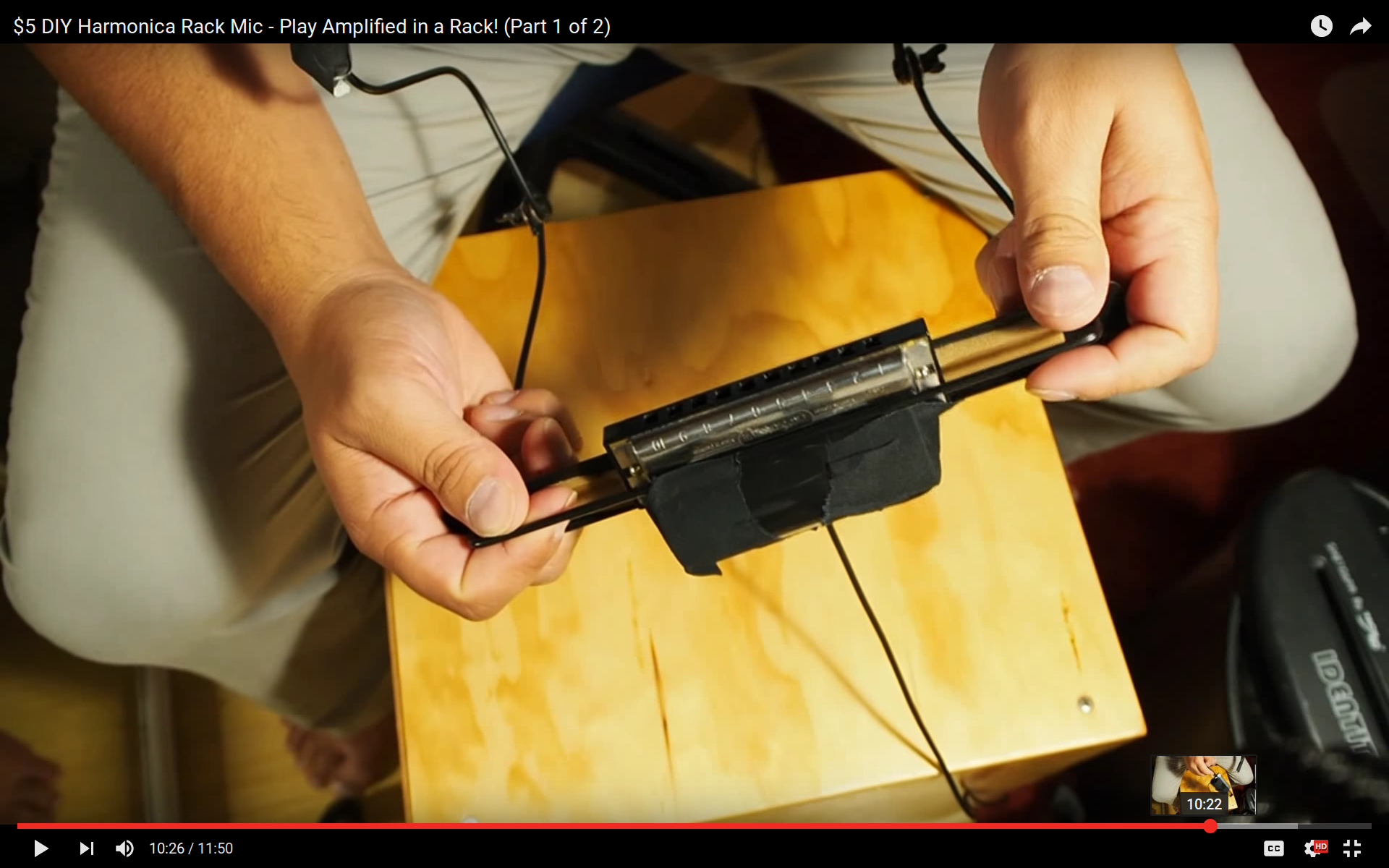 The 5 Harmonica Rack Microphone! 6 Steps Instructables