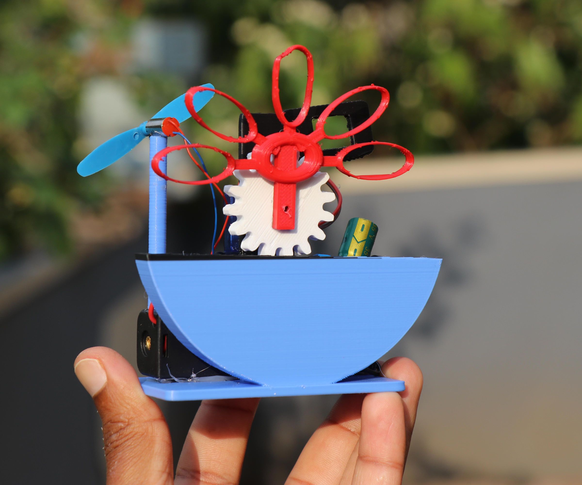 Making Smallest Bubble Blower Machine Using 3D Printed Parts