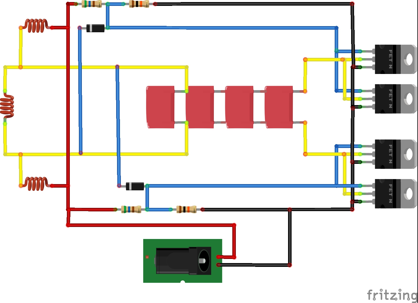 DIY Induction Heater Circuit With Flat Spiral Coil(pancake Coil) 3