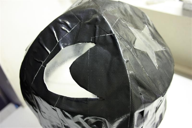 Duct Tape Lamp Shade With Design