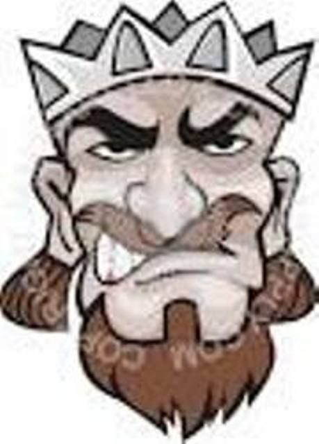 angry king