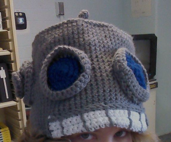 Crochet Robot Hat