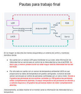 Proyecto Arduino Con LDR, Servomotor, RGB Y LM35