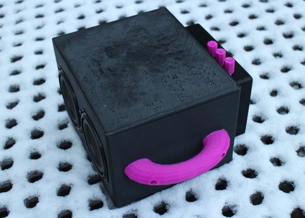 8cm 3.3” Speaker Box With Built in Bluetooth Amplifier