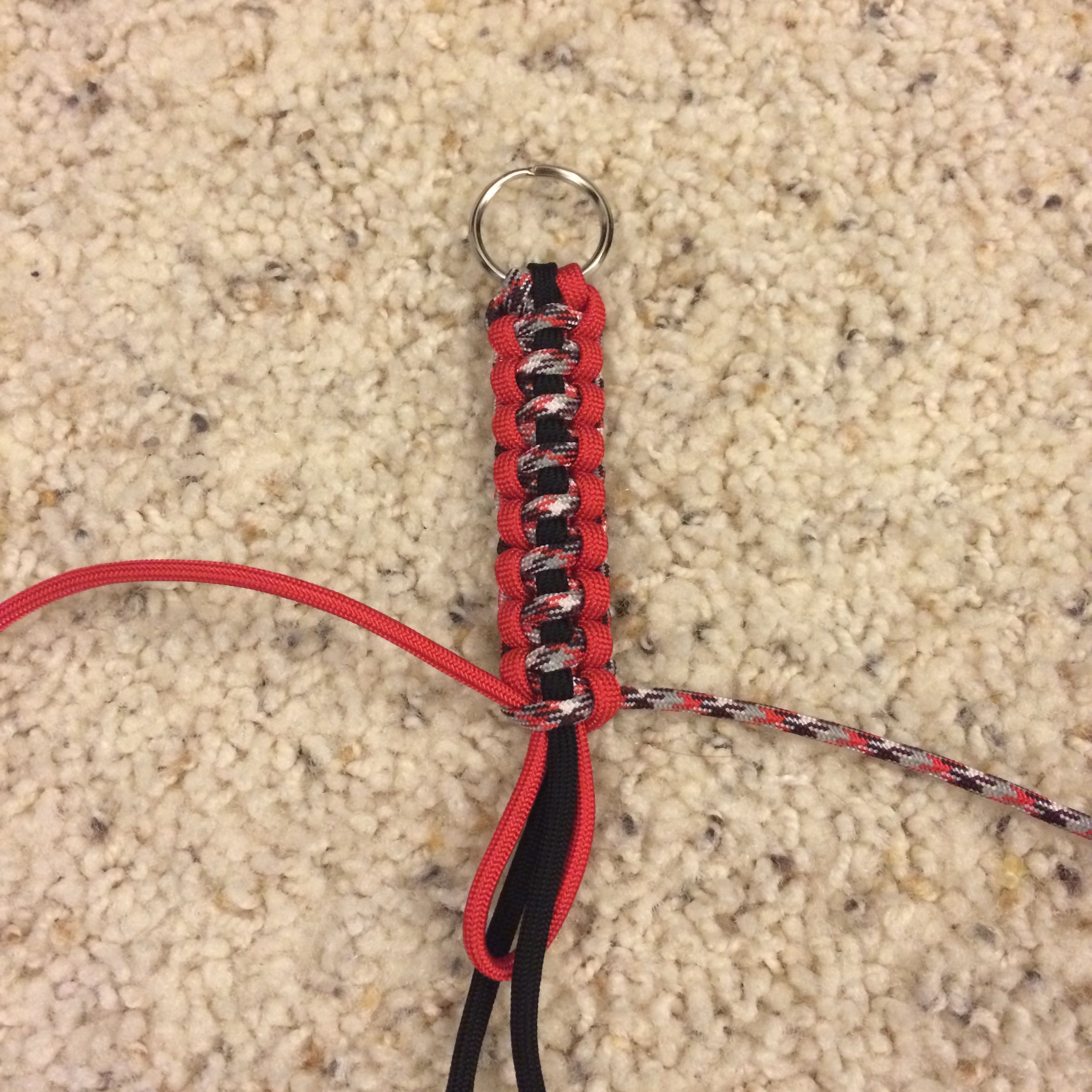 How to Make a Paracord Keychain 6 Steps Instructables