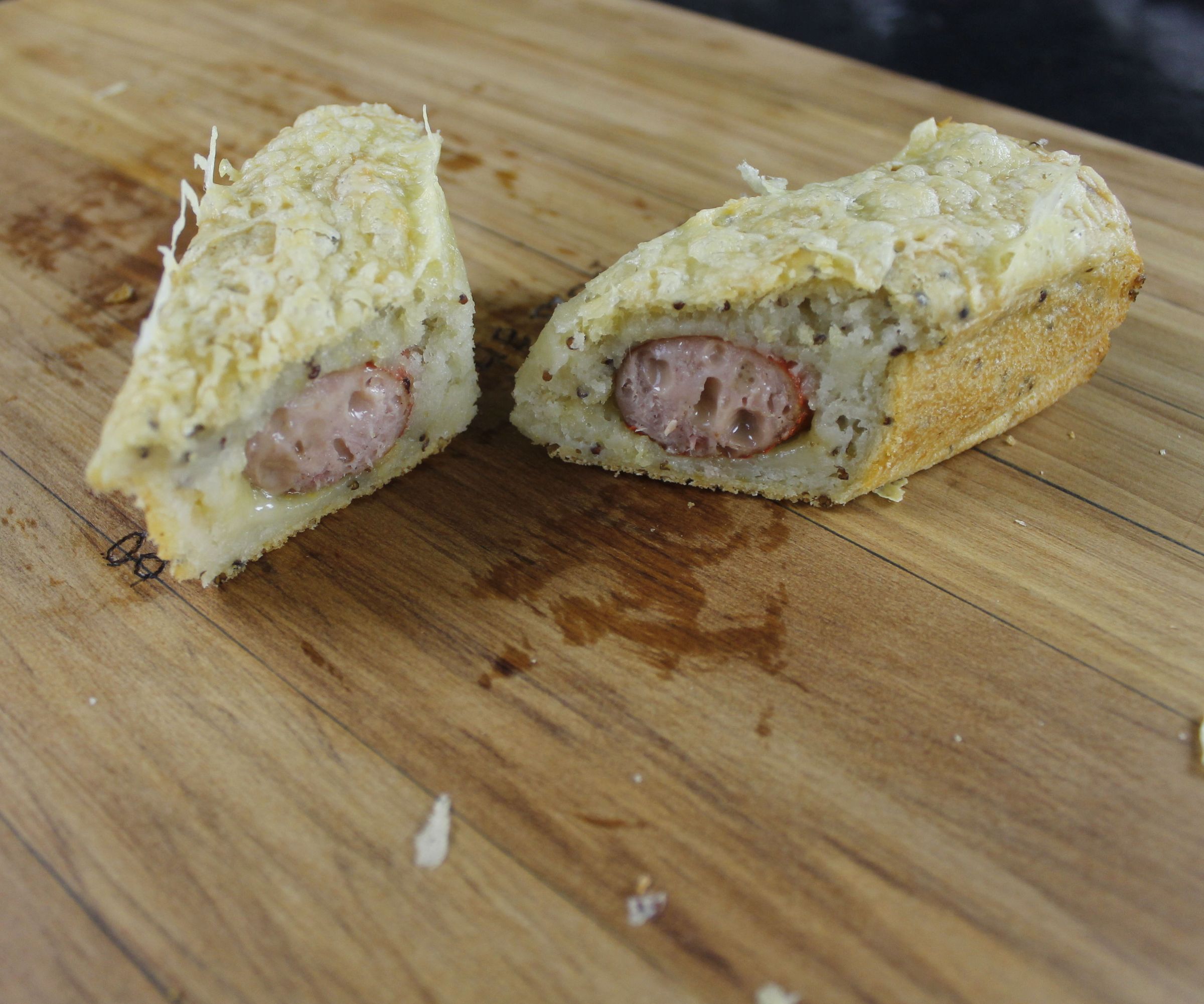 Sausage Stuffed Bread (aka Sourdough Sausage Mustard Bread)