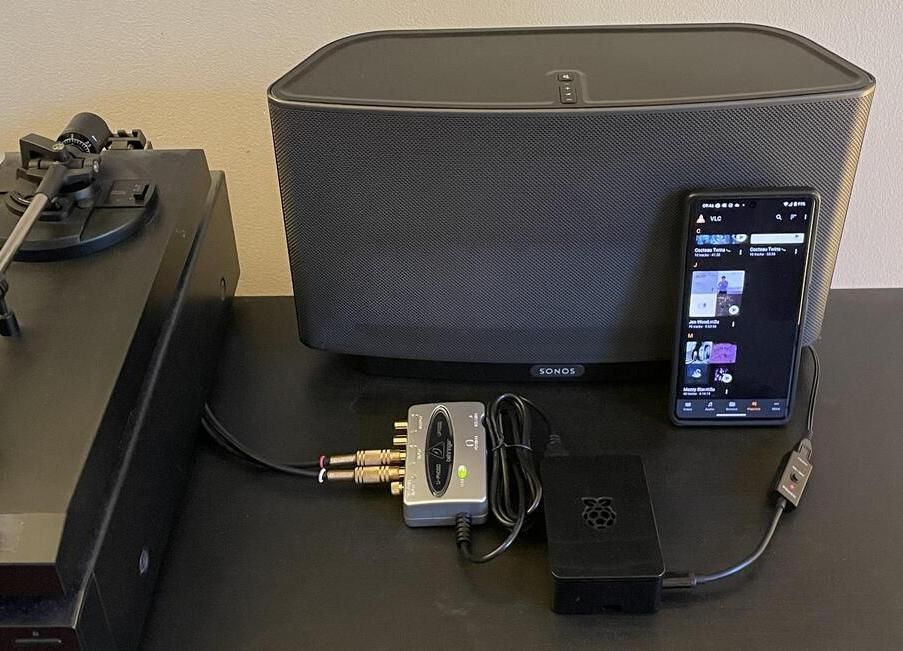 Stream AUX and Bluetooth Through Raspberry Pi to Wireless Speakers Like Sonos