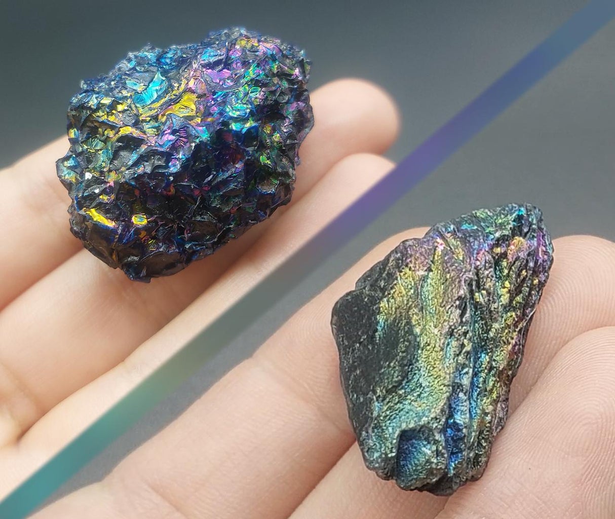 Iridescent Crystals Using Simple Materials