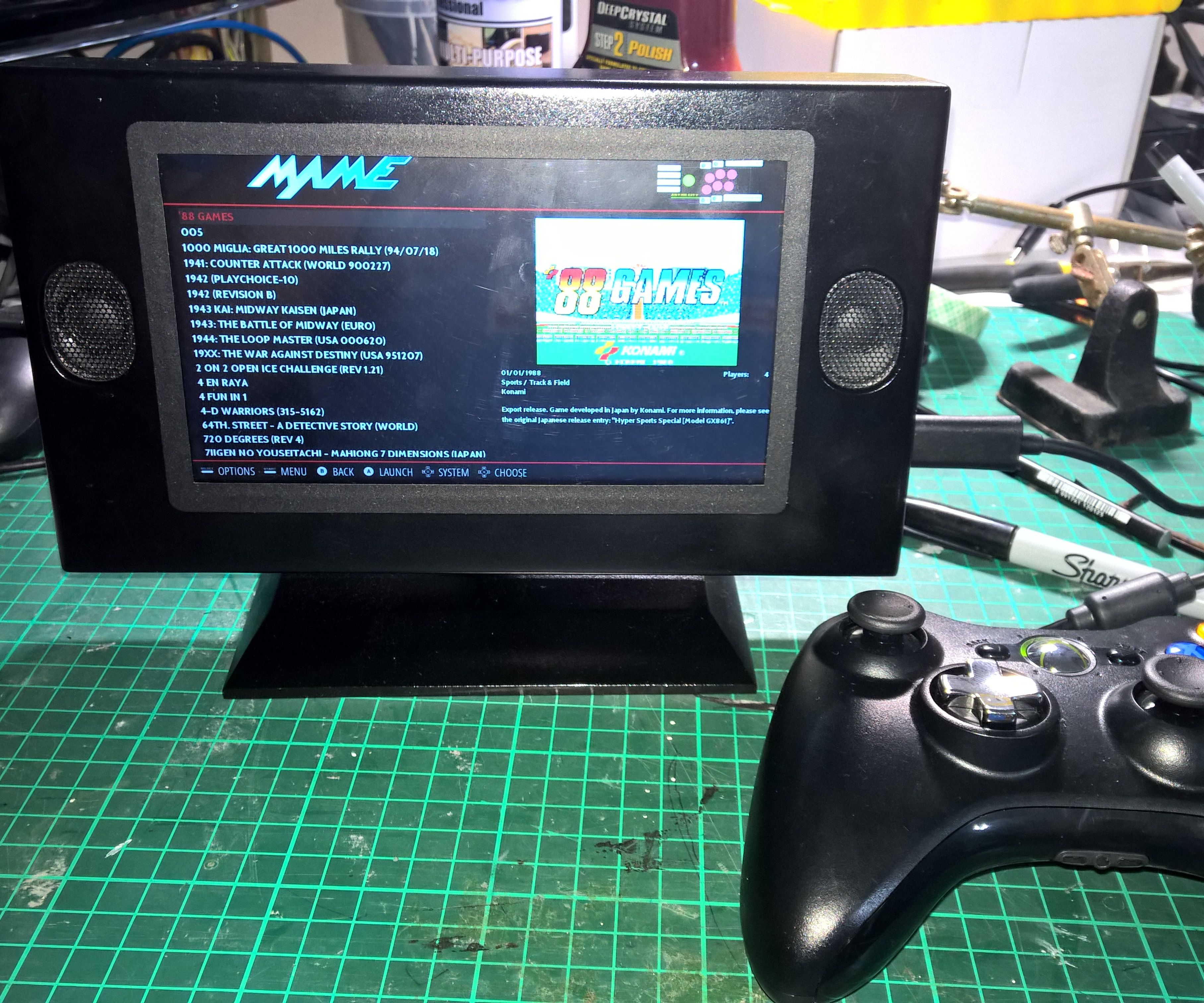 Portable Pi Video Game Machine