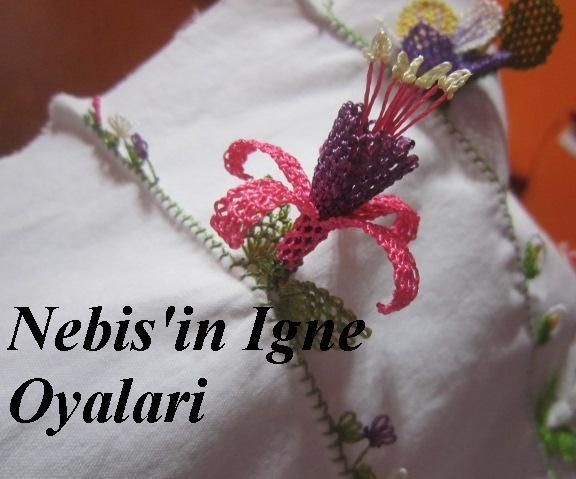 Making the Fuchsia Point Lace - Igne Oyasi Kupe Cicegi Yapilisi