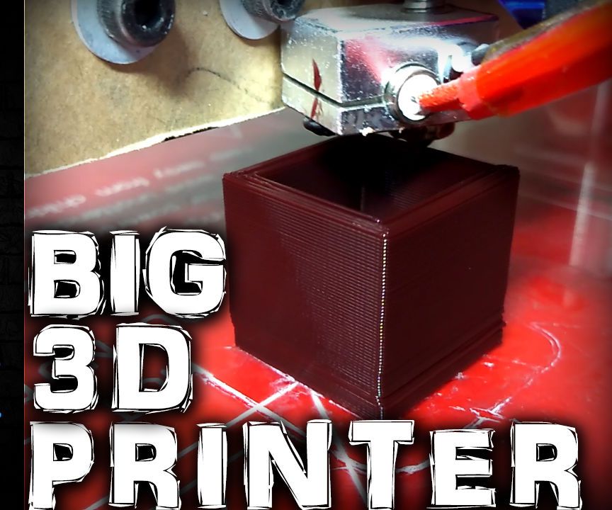 How to Make a Big 3D Printer at Home | 3D Printer Using Arduino