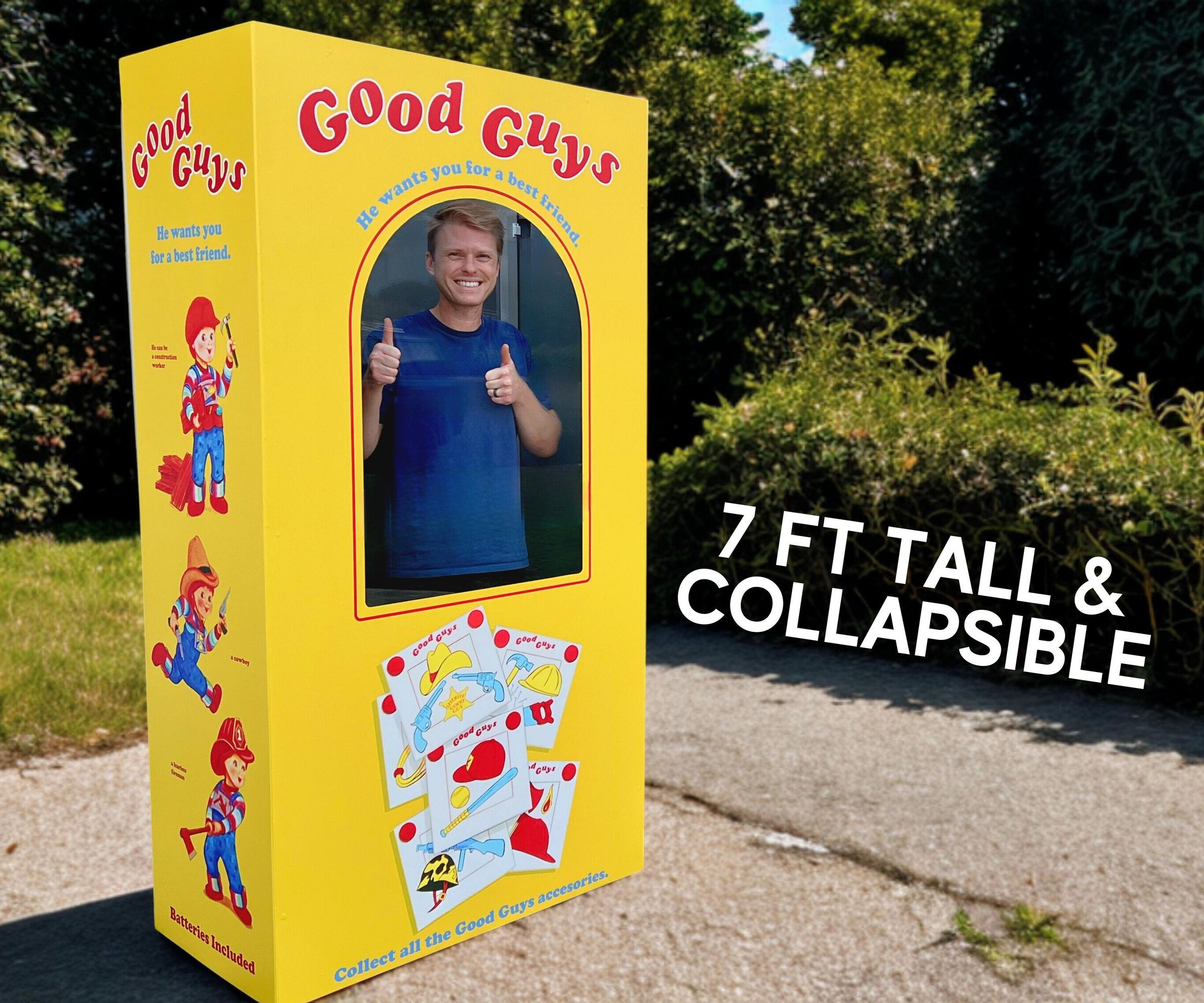 7ft Chucky Box Photo Booth (Collapsible & Swappable Design)