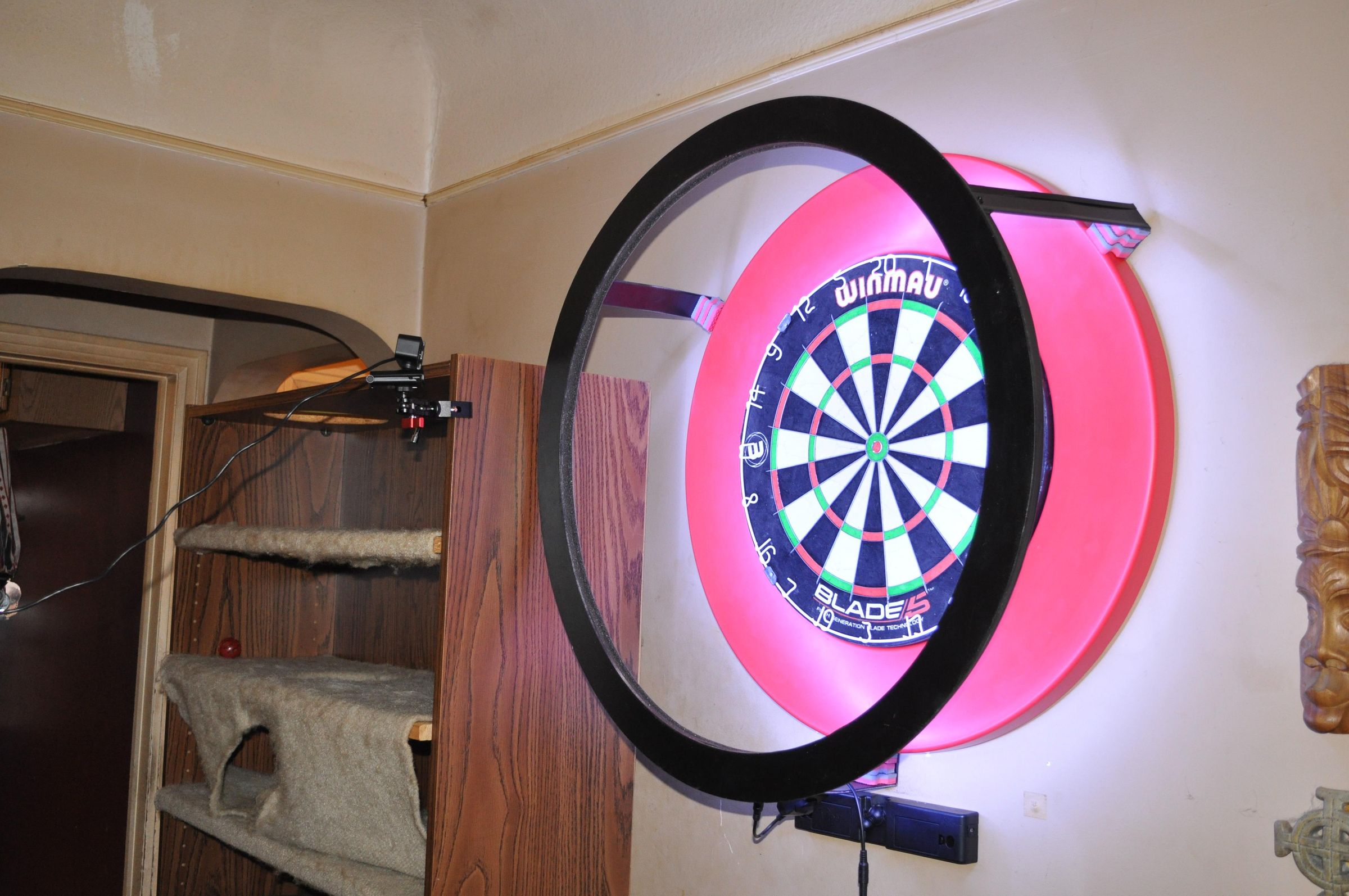 DIY LED Dartboard Ring Light 5 Steps Instructables