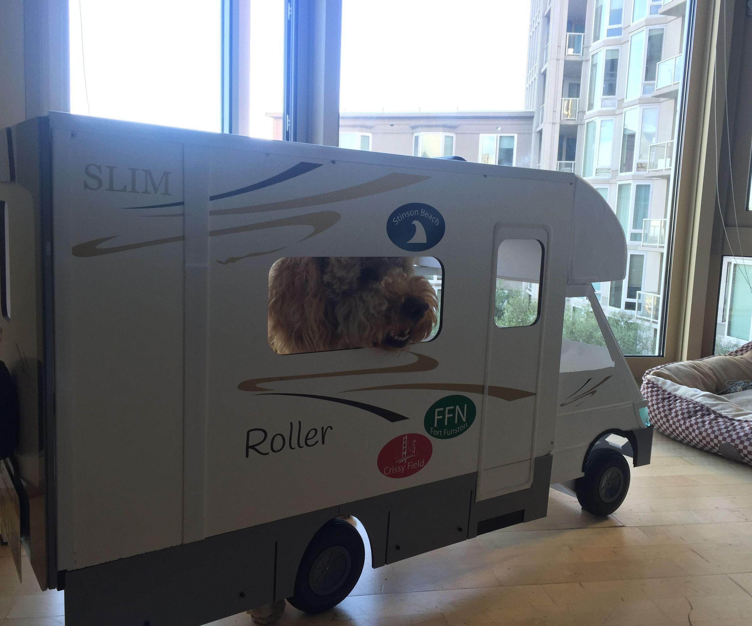 A Dog House for the Dog Who Loves the Open Road