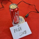 The useless alarmed Coke can