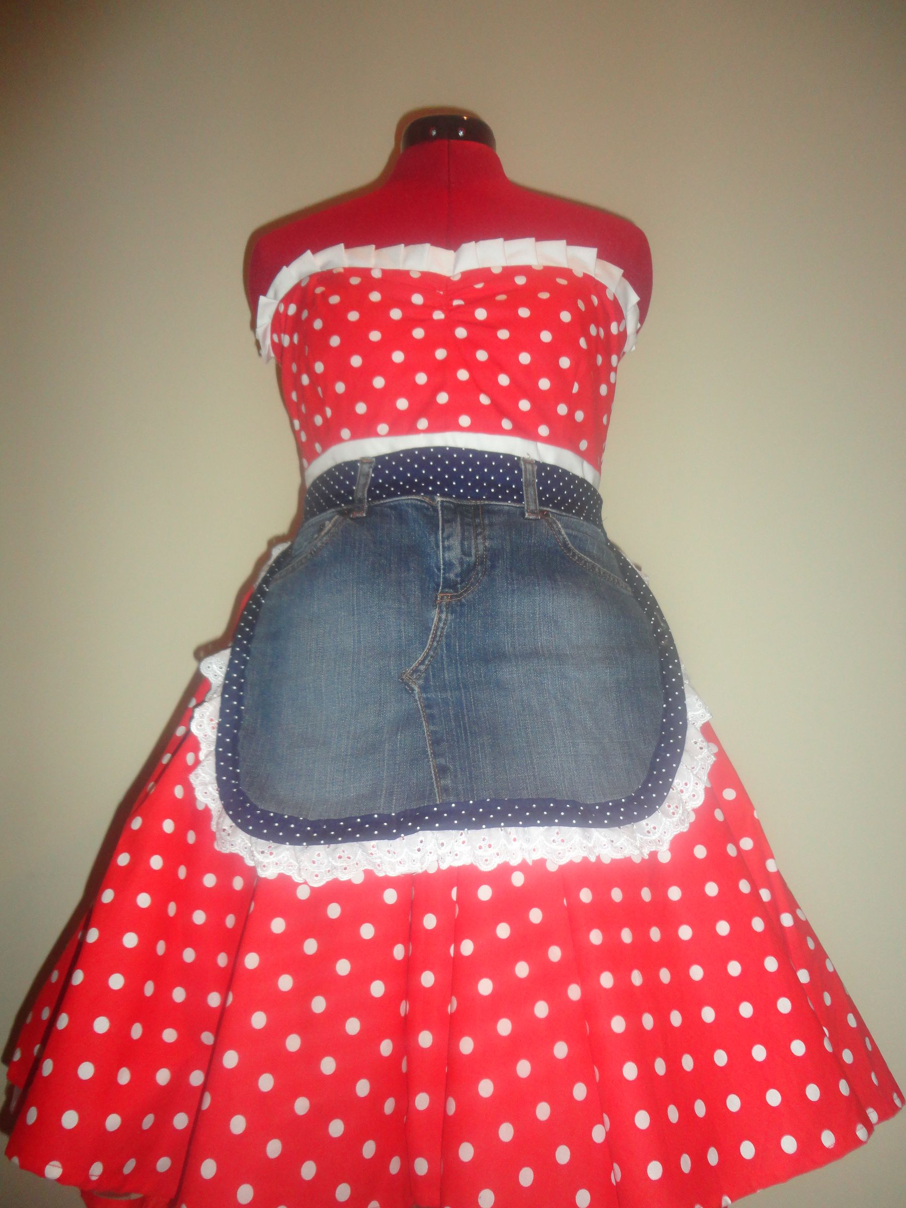 From Denim Skirt to Apron!