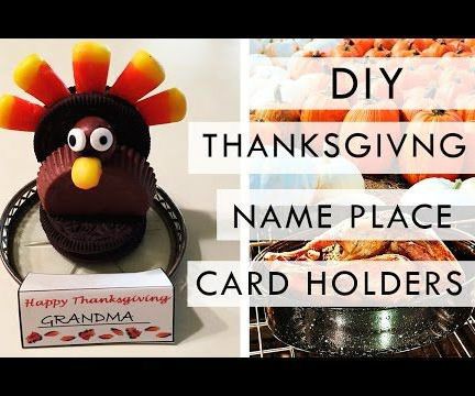 DIY: Thanksgiving Name Place Card Holders