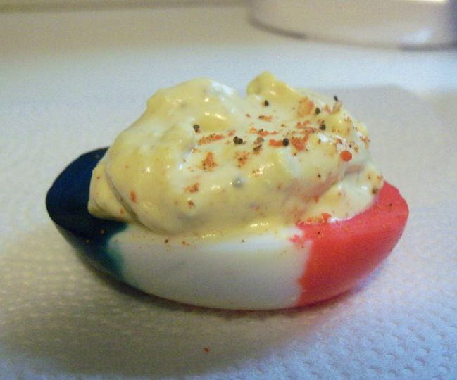 Deviled Eggs for 4th of July