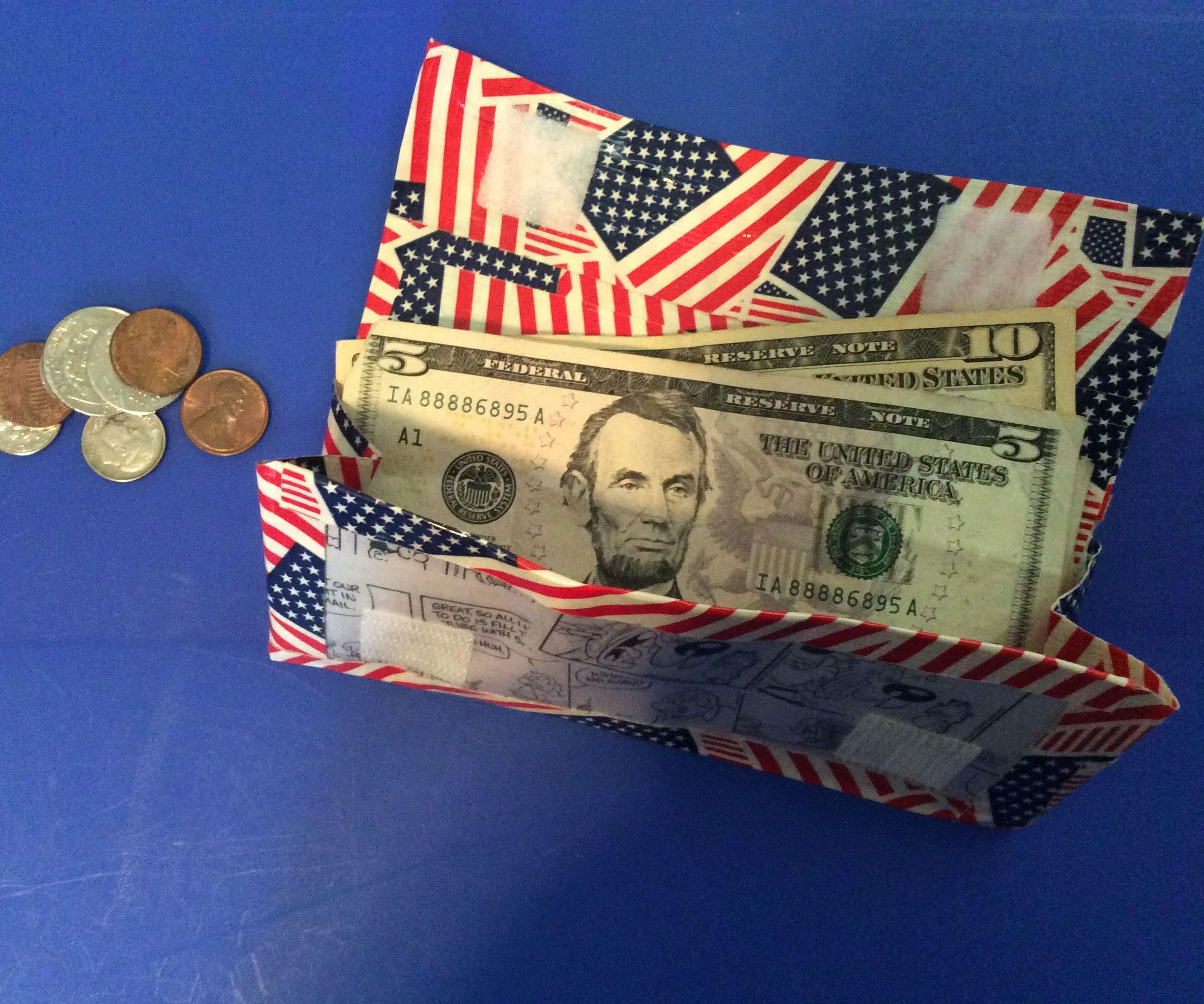 Comic Duct Tape Wallet