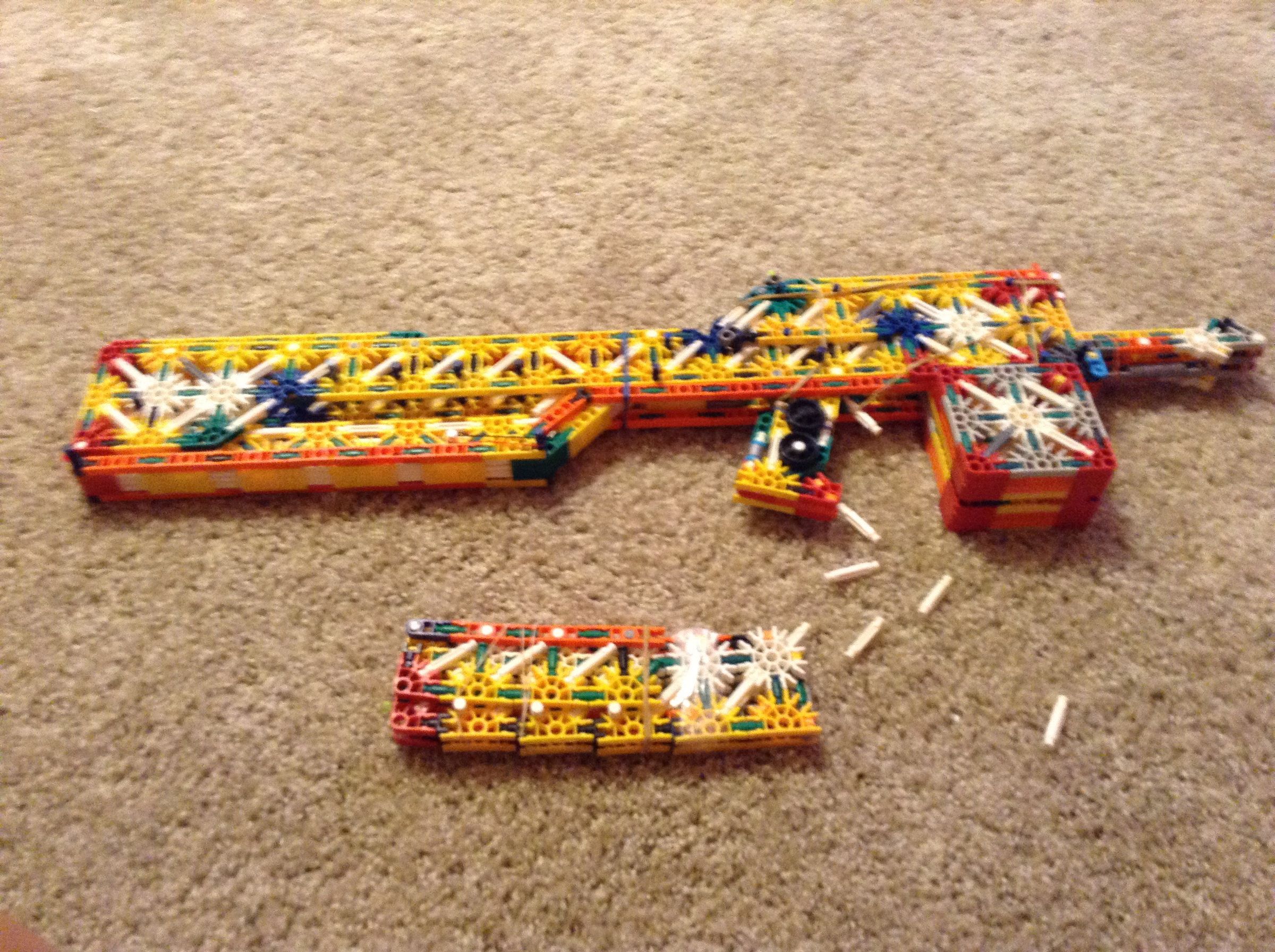 The Blackout a Knex Assault Rifle - Instructables