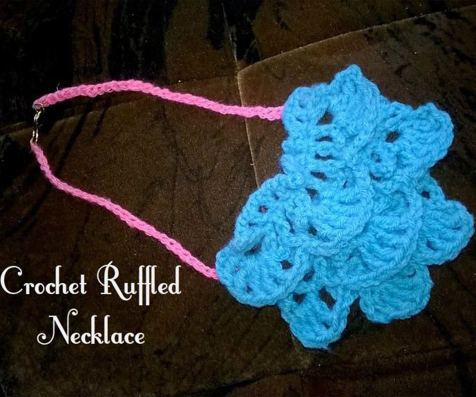 Ruffled Layer Crochet Necklace : 8 Steps - Instructables